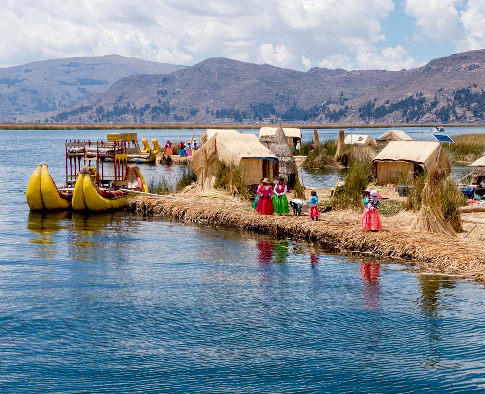 Jezero Titicaca Latinská Amerika