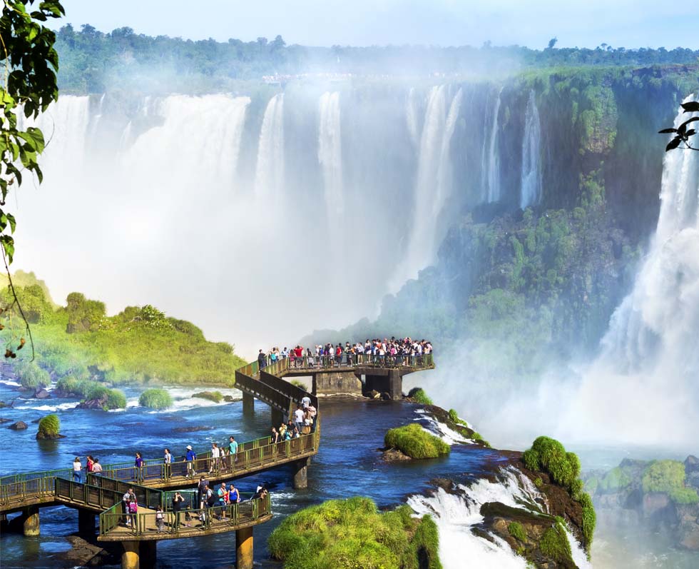 Vodopády Iguazú Latinská Amerika