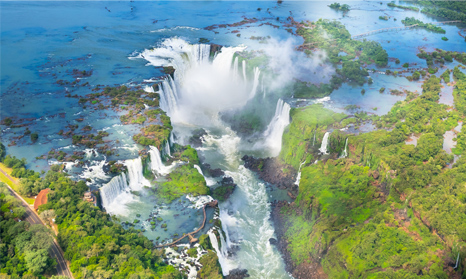 Iguatzu vodopády Latinská Amerika