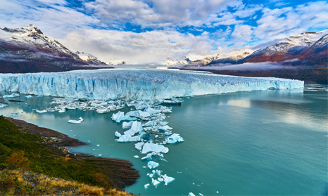 Ledovec Glacier Perito Moreno Patagonie Latinská Amerika